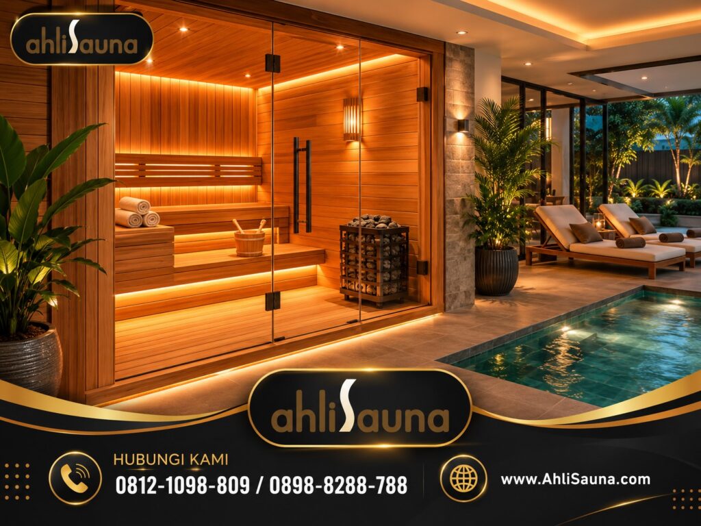 jasa pembuatan sauna premium villa